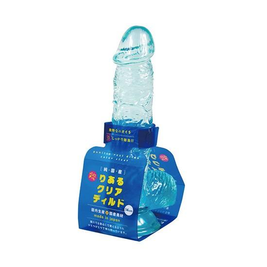 말랑말랑 리얼 클리어 딜도 14cm
