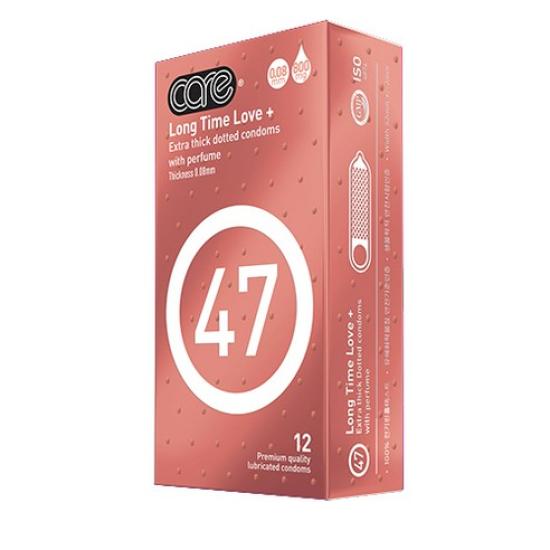 care 47 롱 러브 도트형 Thick 콘돔