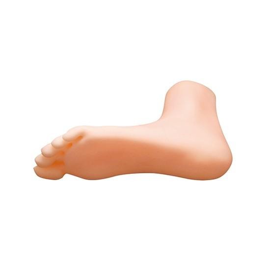 풋 잡! 블랙 타이츠 여대생의 발 - 왼발