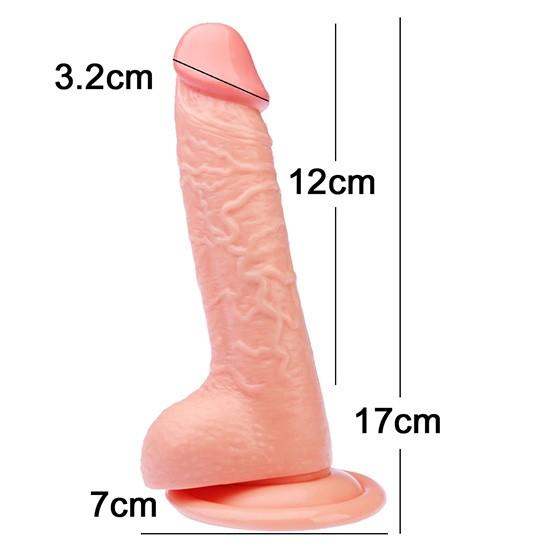 말랑말랑 리얼 딜도 12cm