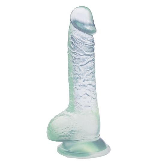 말랑말랑 리얼 클리어 딜도 12cm